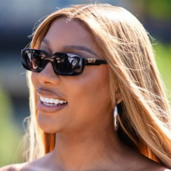 Off-White RENTON Sunglasses Black Rectangle OERI13C RENTON 1007 NEW AUTHENTIC - Picture 12 of 15